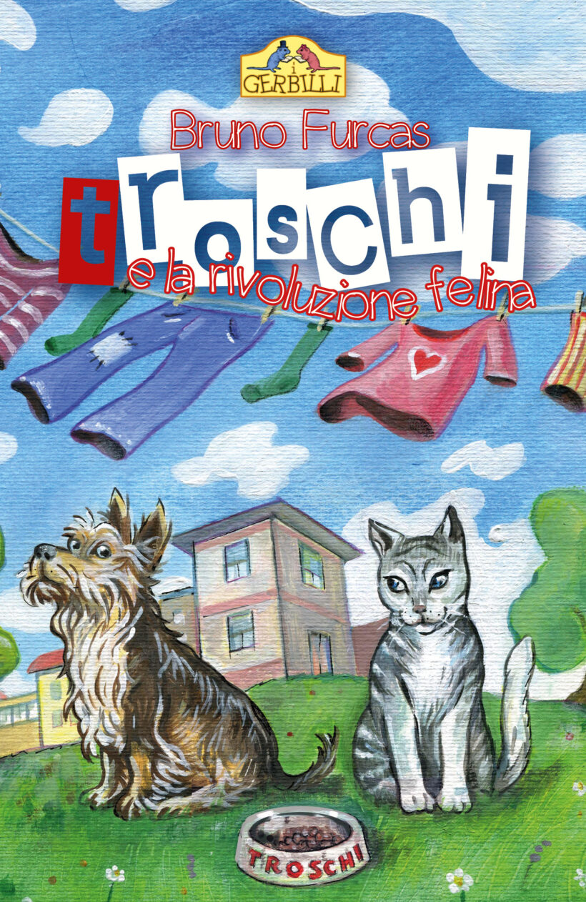 Troschi e la rivoluzione felina Copertina (solo fronte)