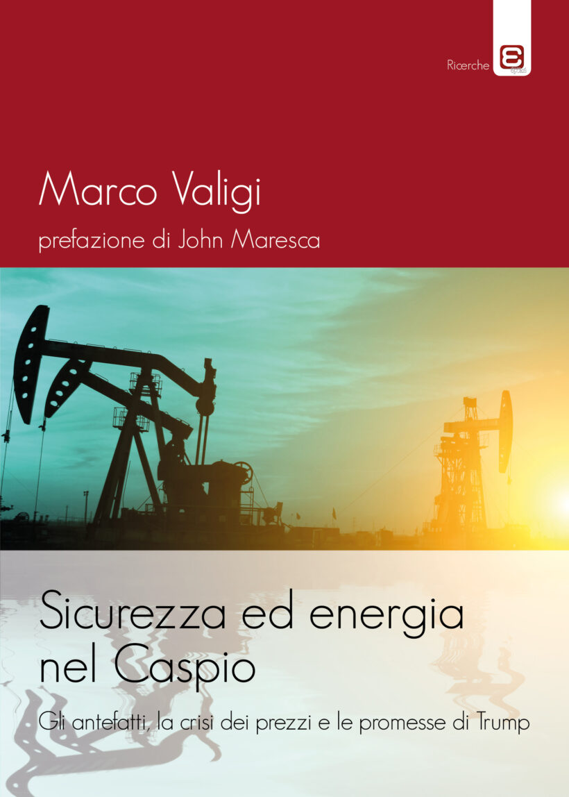 Sicurezza ed energia nel Caspio, Copertina (solo fronte Sicurezza ed energia nel Caspio marco valigi