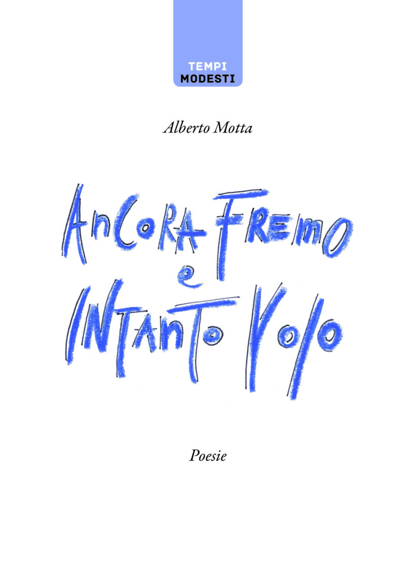 Ancora fremo e intanto volo. Copertina solo fronte